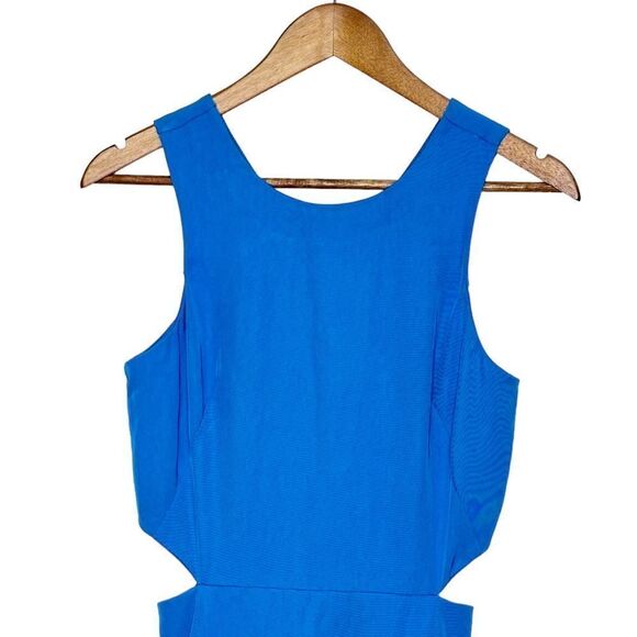 Sandro Cutout Romea Dress Turquoise Blue Size 2 - Picture 5 of 13